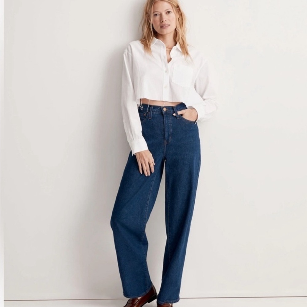 Madewell The Perfect Vintage Wide-Leg Jean DM6256, 31